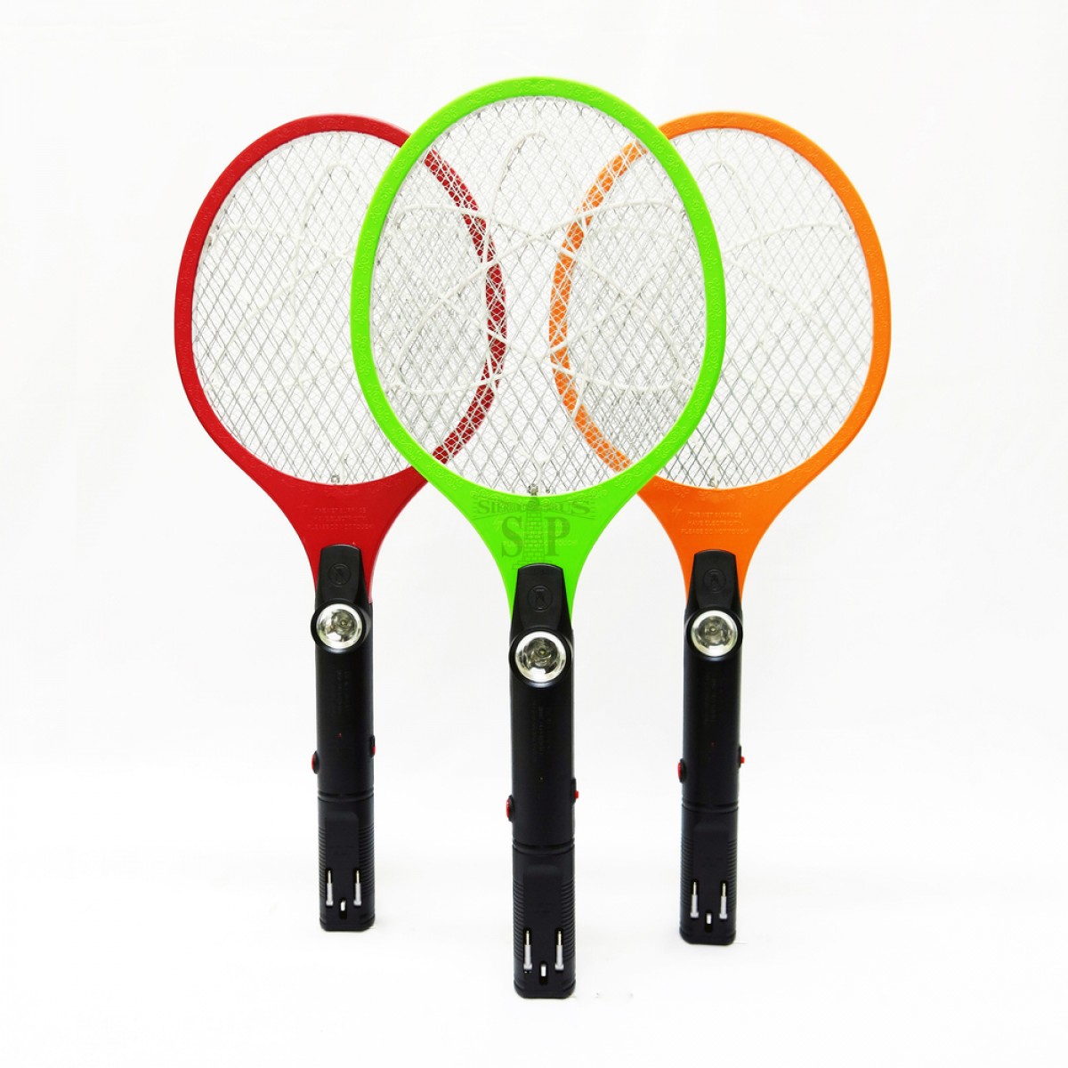 QX704 Rechargeable 2 Pin Plug Electric Insect / Mosquito Racket