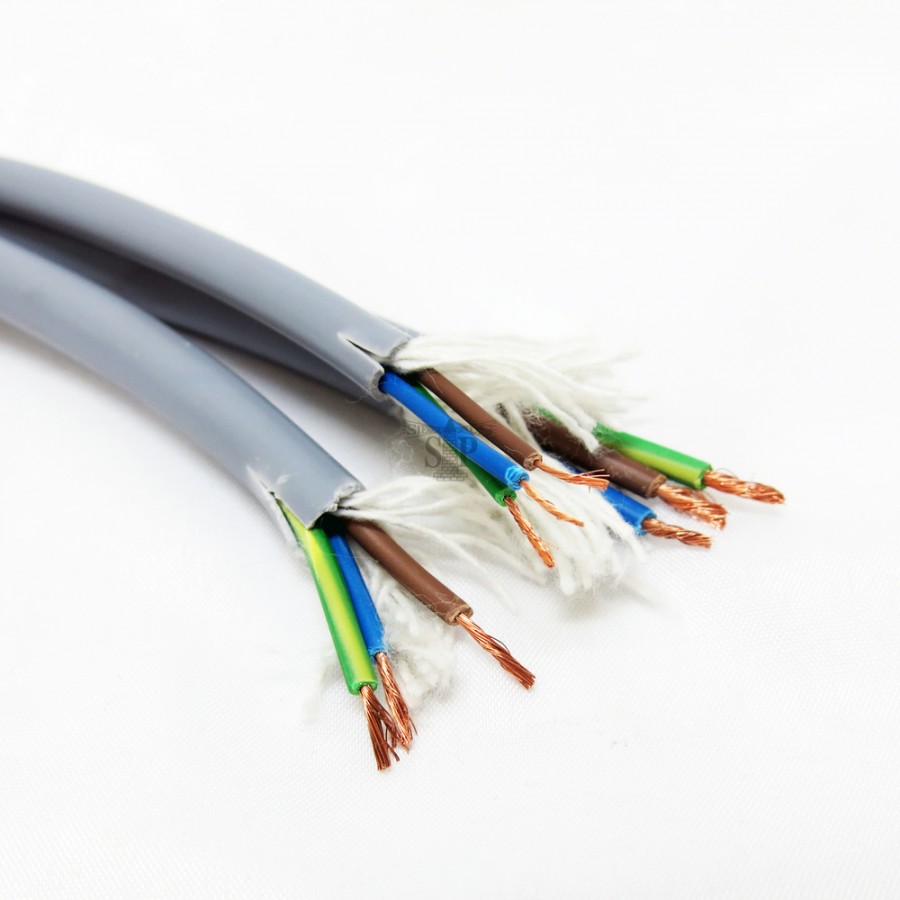 [1 Meter] GDL Pure Copper 3 Core PVC Insulated PVC Sheathed Flexible