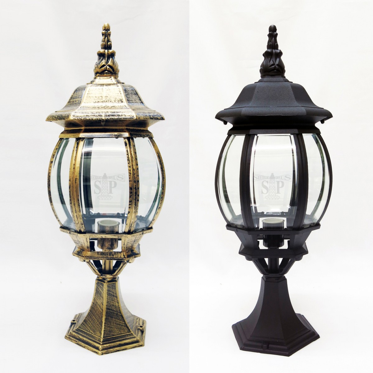 2297/2298/2299/2300/2301 E27 Classic Outdoor Wall/Stand Gate Lamp