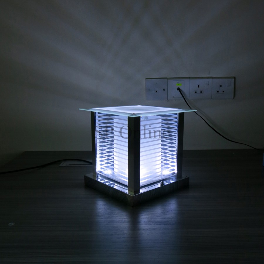 9911 16inch Modern E27 LED Outdoor Gate Lamp Square For Pole / Pillar