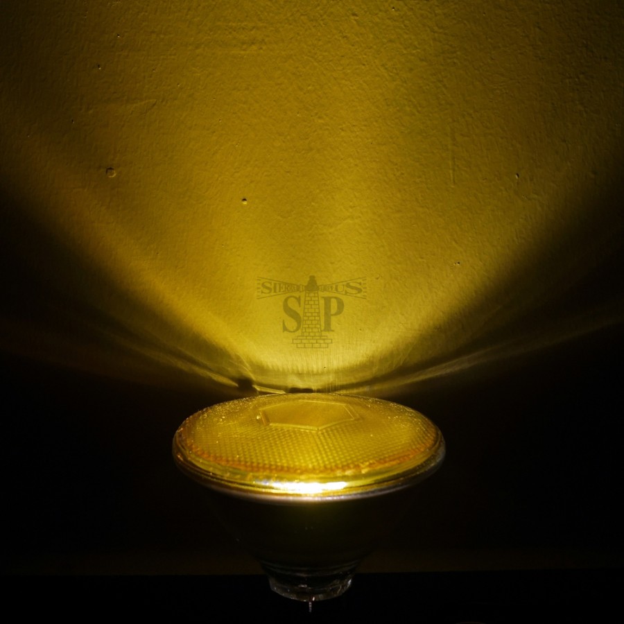 Phoenix PAR 38 80W Colour Incandescent Filament Flood Light Bulb (Yellow)